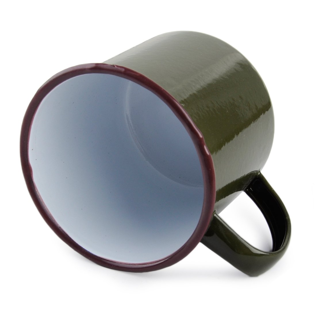 REFORUNG 4 Pcs Tasses en Métal Émaillé 350ml Émail Camping Tasses