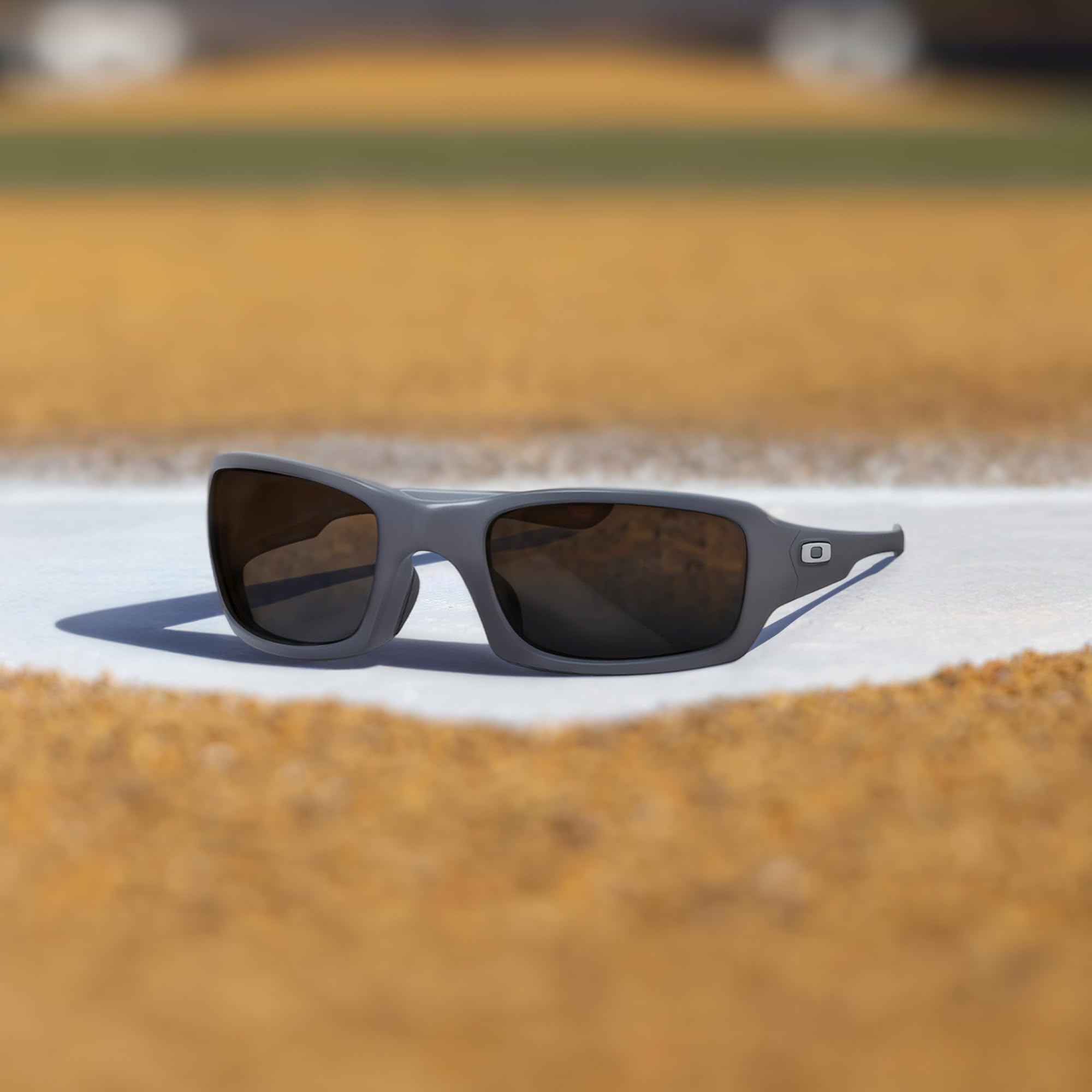 Oakley Męskie prostokątne okulary przeciwsłoneczne OO9238 Fives Square, Atrament oliwkowy/szary, 54 mm