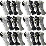 Pesail 10 Paar Herren Sneaker Socken Größe 39-46 zur Auswahl (43-46)