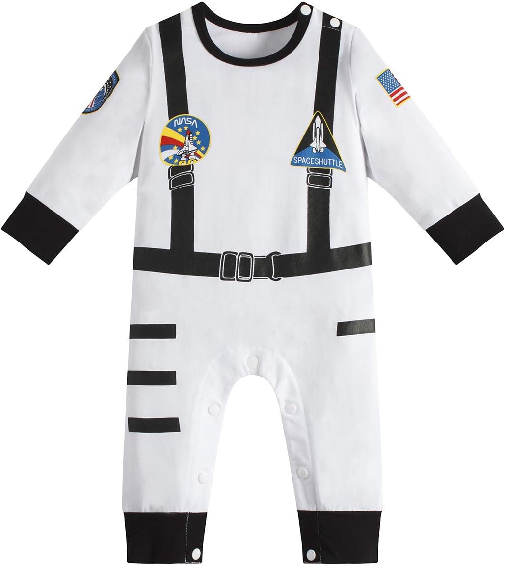 Paddy Field Baby Boys Girls Astronaut Suit Space Explorer Jumpsuit Cosplay Costume Halloween