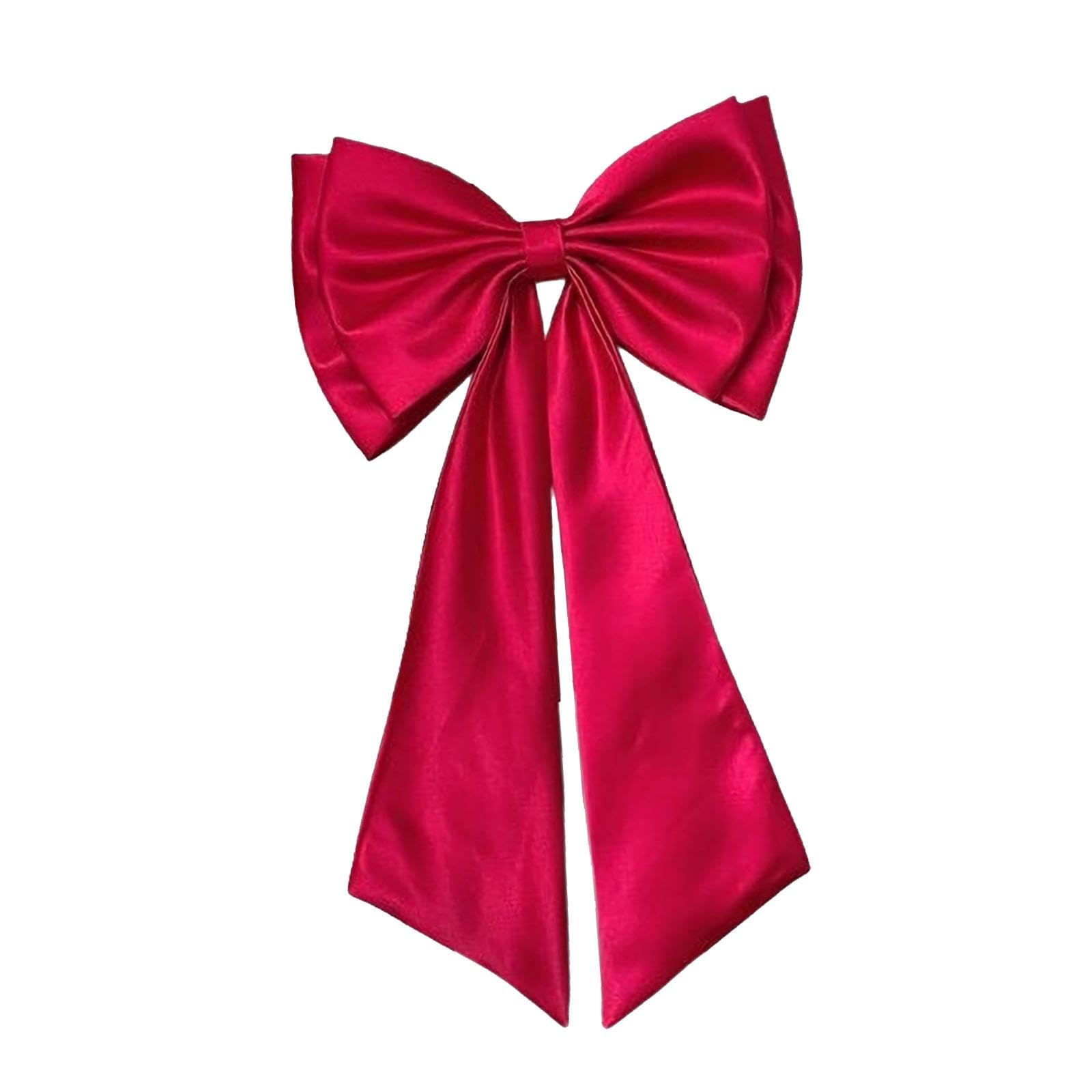 Nœud Papillon Amovible En Satin, Accessoire élégant, Grand Nœud pour Robes, D'année, Cadeaux, Fêtes