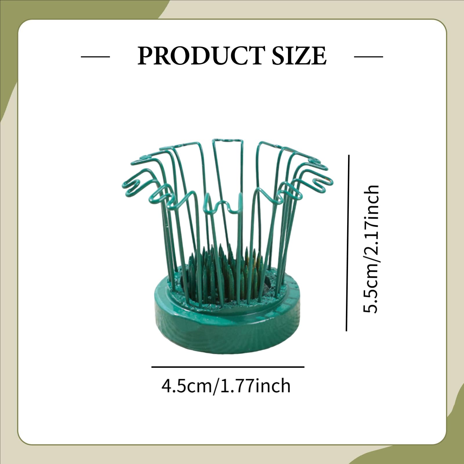 Chinese Kenzan Flower Frog Holder Sturdy for Workshops Flower Anchor Green | Crafts | Home Arts & Crafts | Floral Crafts | Other Floral Craft Supplies-image-38