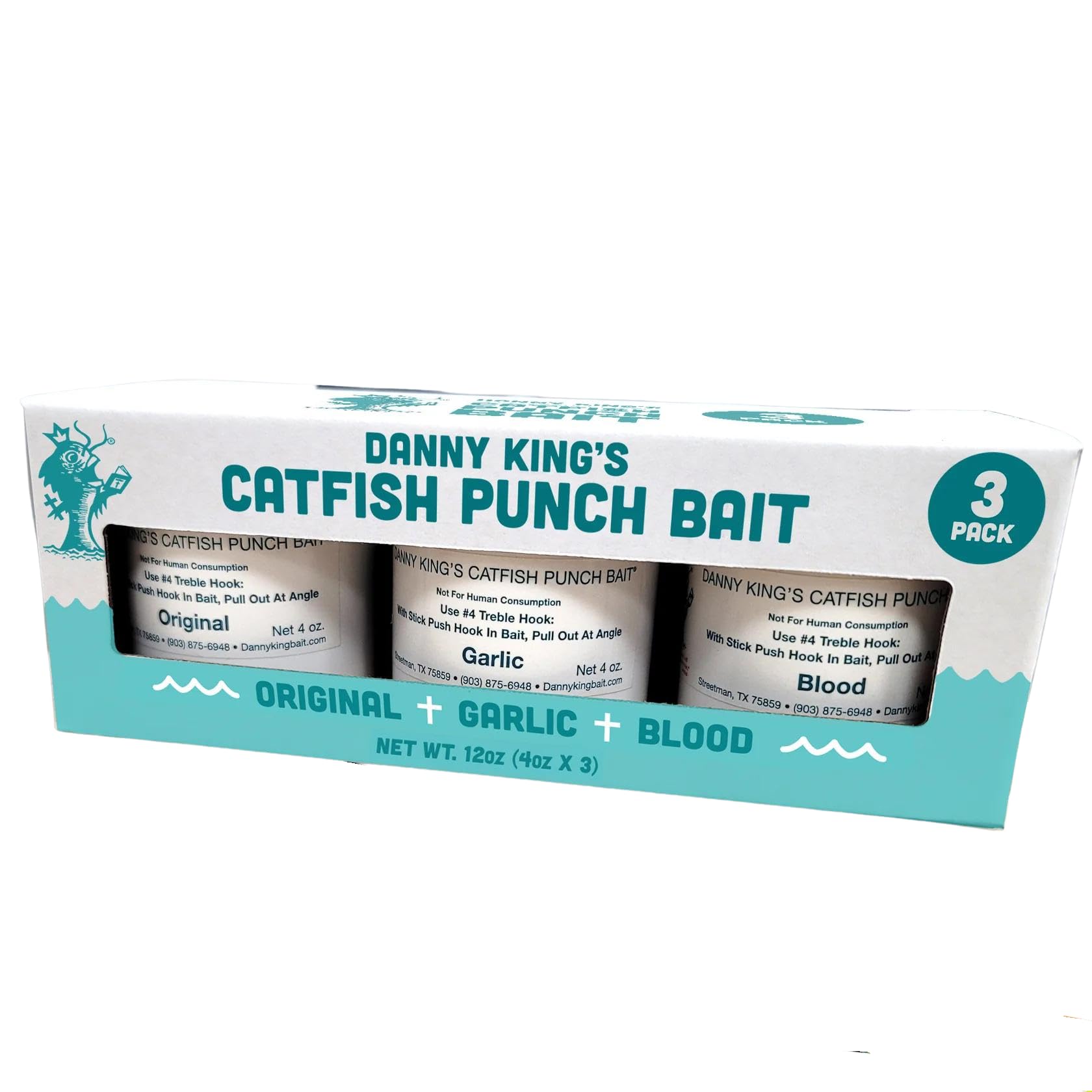 Danny King Variety 3 Pack Catfish Punch Bait