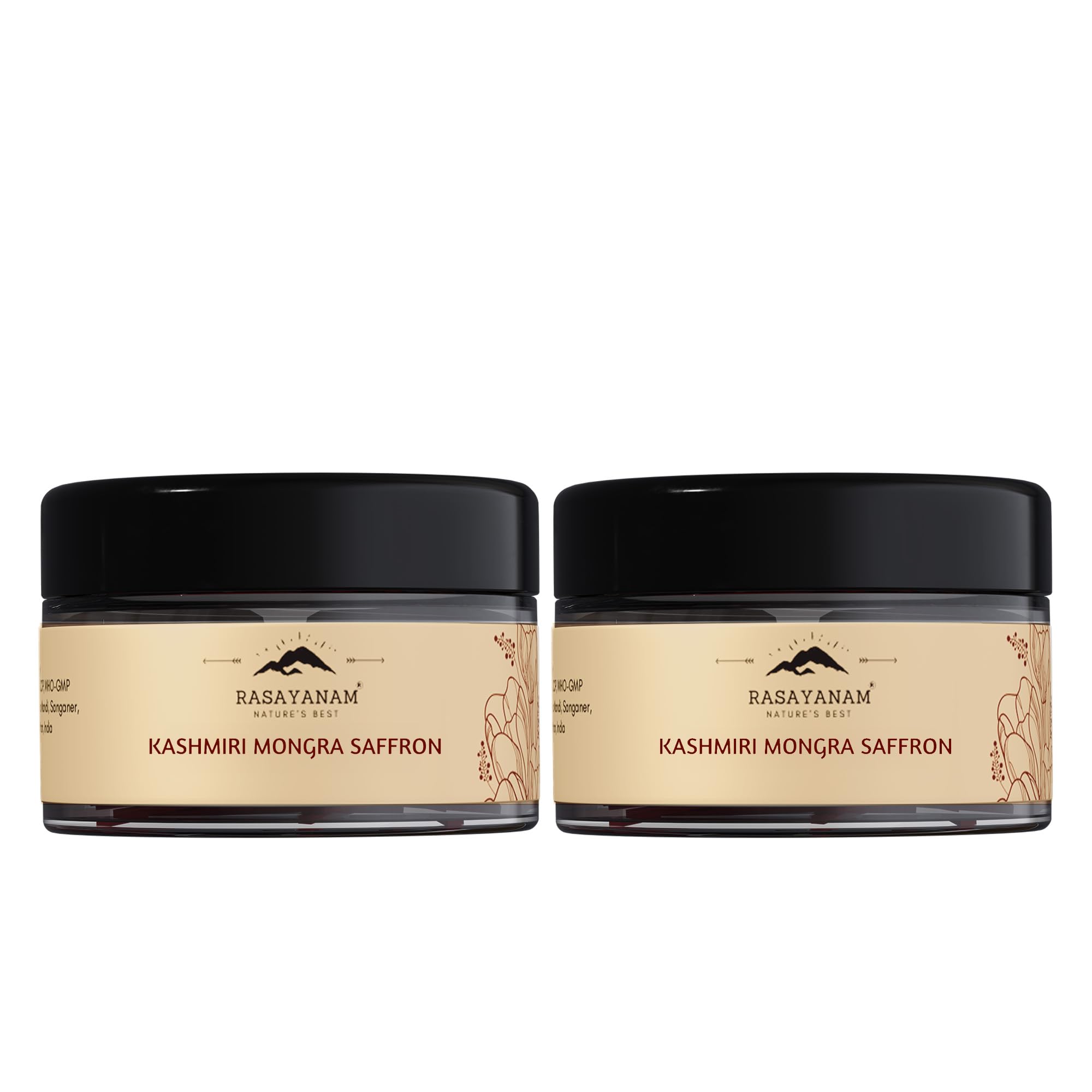 Pure Kashmiri Mongra Saffron/Kesar/Kumkuma Puvvu/Keshar Tested Grade A As Per Iso 3632 From The Finest Farmland Of Pampore, J&K-Pack Of 2,1 Grams