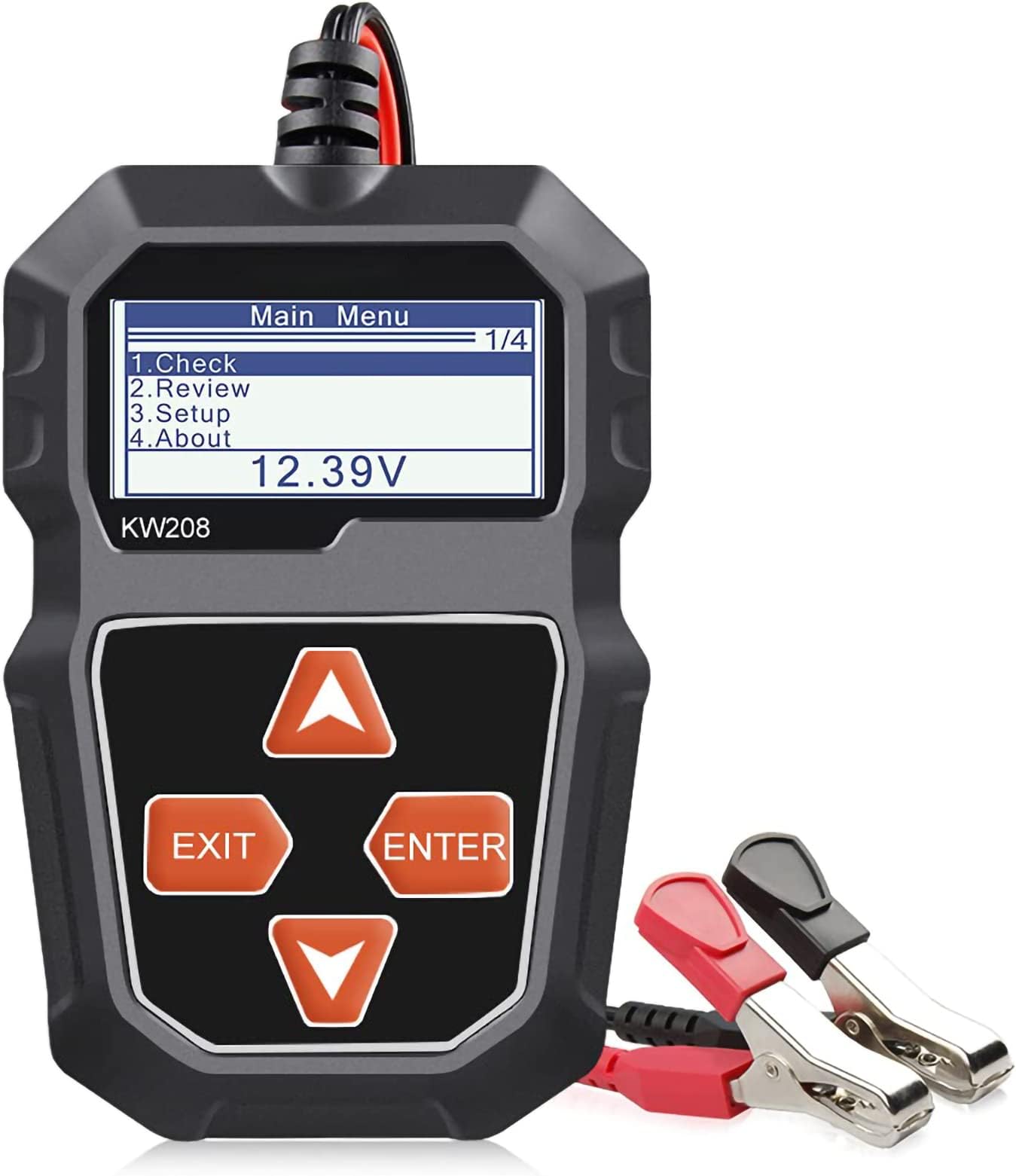 12V Car Battery Tester, 100-2000 CCA Load Tester, Automotive Alternator and Digital Auto Battery Analyzer, Charging Cranking System for Car, Truck, Marine, Motorcycle, SUV, Boat