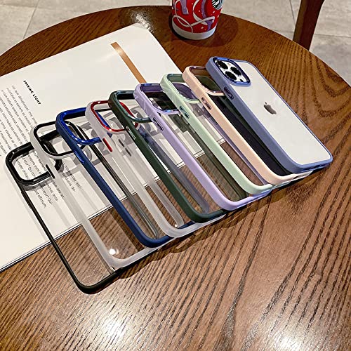 Coque transparente iPhone 13 Pro Max finition lentille métal violette - 2