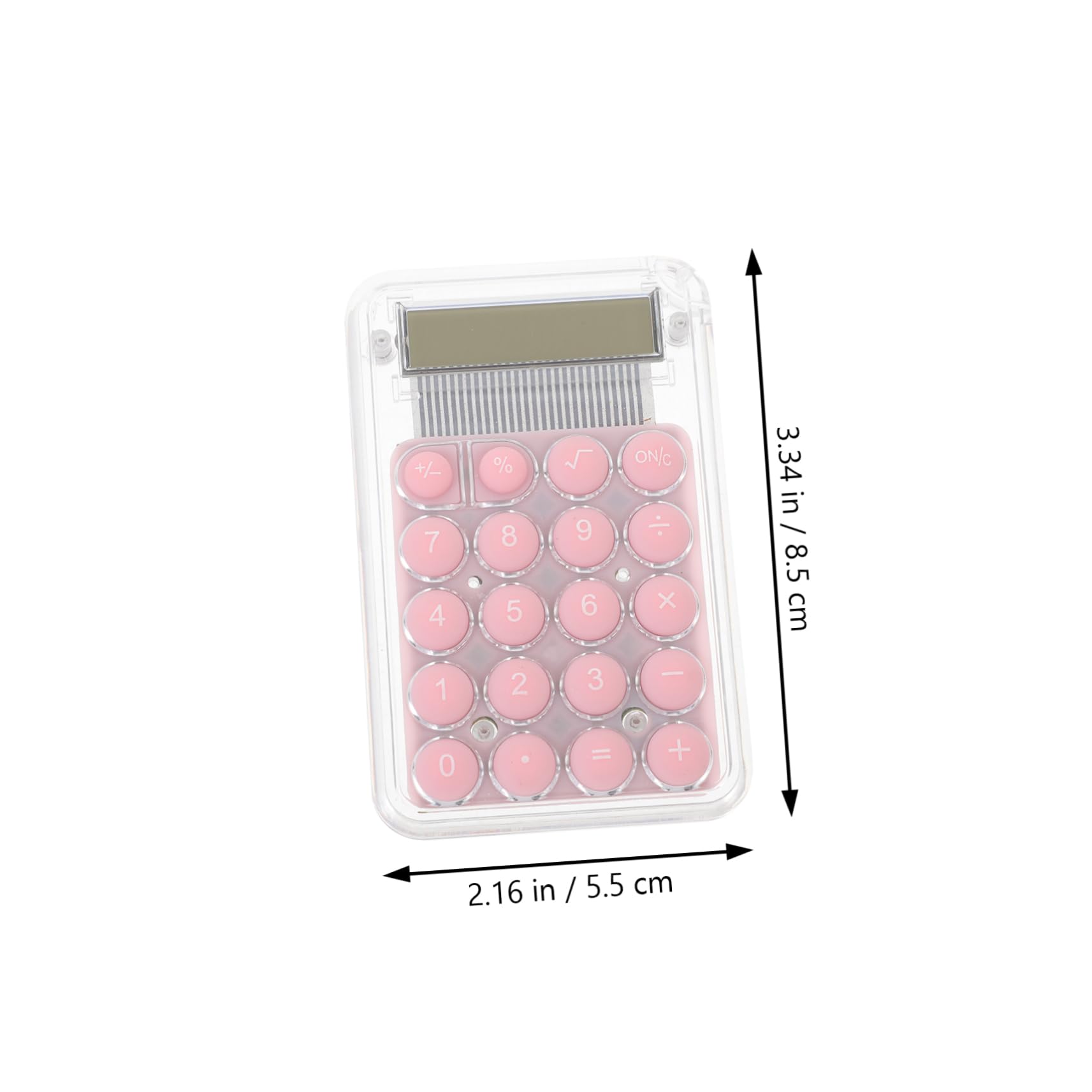 HOMSFOU Mini Cartoon Pocket Calculator Handheld Portable Device for Students and Office Use Easy to Operate Durable Design for Home and School Calculations