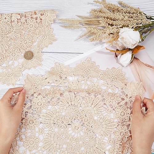 GORGECRAFT 2pz Centrini di Pizzo Diametro 35cm