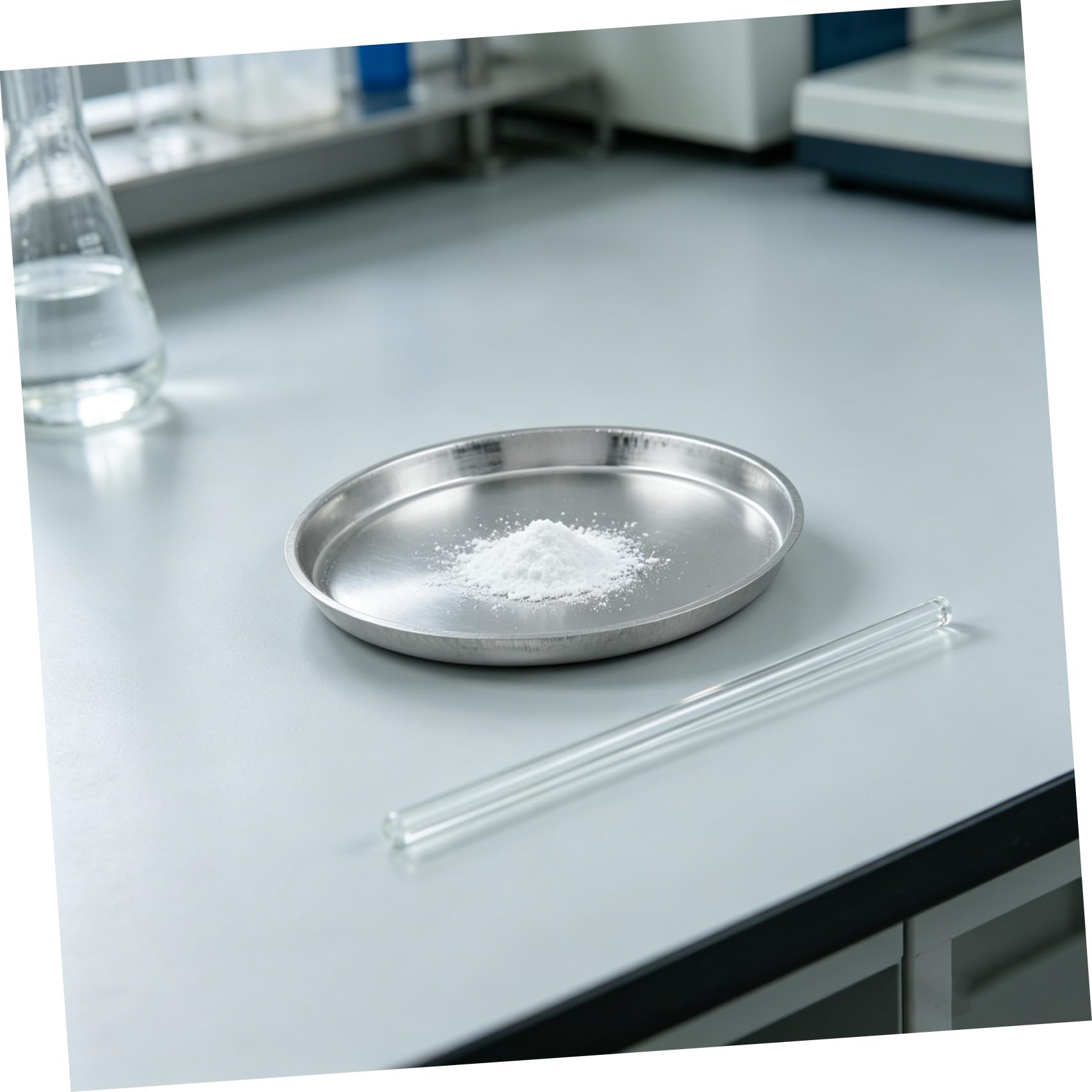 SHINEOFI 10 Pezzi Piatto con Precisione per Laboratorio di Pesata in Alluminio Resistente e Leggero per Pesare Polveri in Scientifico