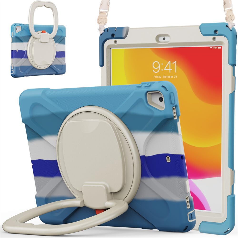 Coque iPad Pro 9.7 antichoc JZ pour éviter les casses d'écran avec sangle - 8