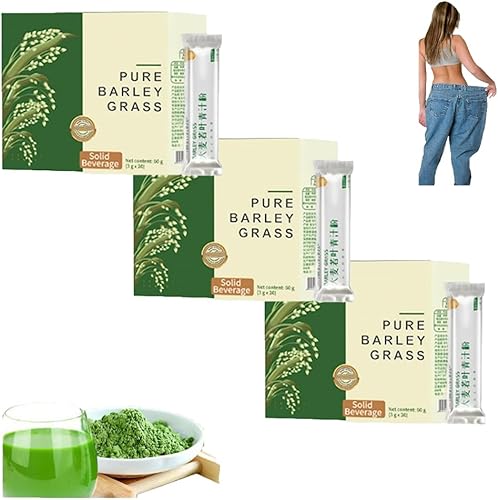 Polvo de hierba de cebada, jugo de hierba de cebada en polvo orgánico, 2023 nuevo polvo de hierba de cebada orgánico, té de cebada orgánico puro (3