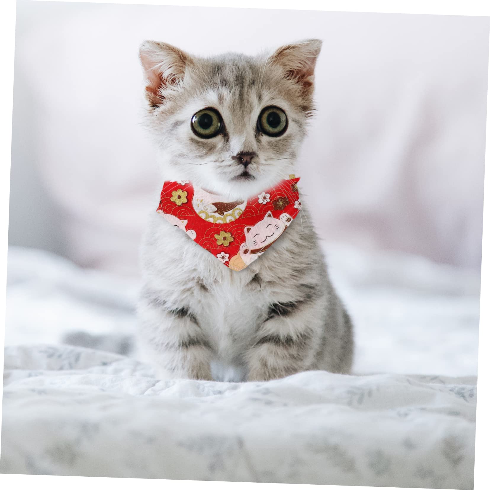 POPETPOP 9pezzi Bandane Triangolari Per Scaldacollo Decorativo Per Domestici e Assorbente Accessori Per e