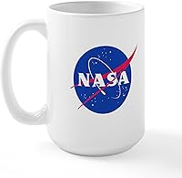 Vista 1 de CafePress NASA - Taza grande de cerámica para café, 15 oz (15.0 fl oz)