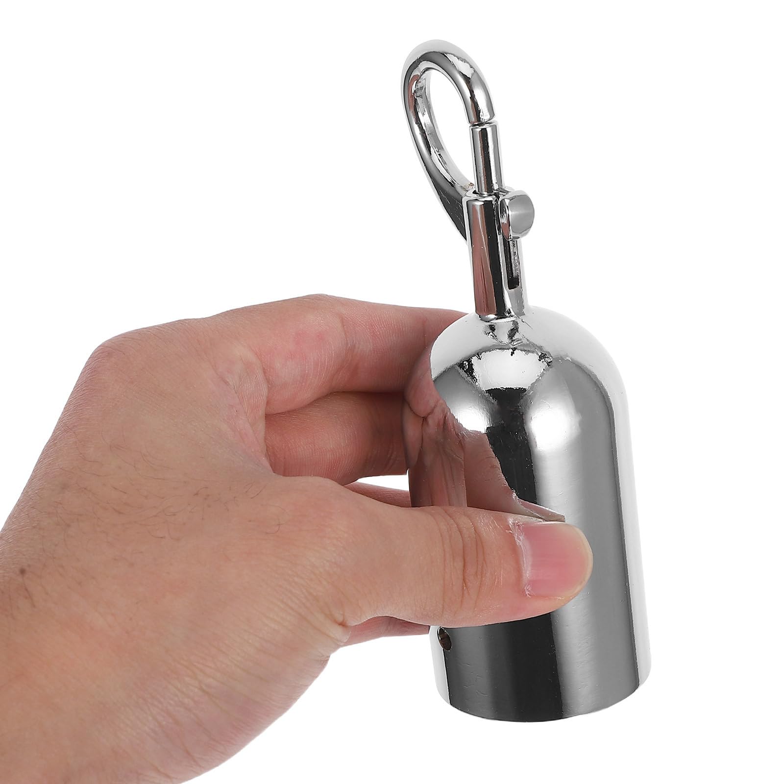 Embout de Câble Métallique avec Crochet Pivotant en Acier Inoxydable | Fermoir pour Cde Barriere, Gestion D’entrée et Contrôle de Foule, 1 Pièce