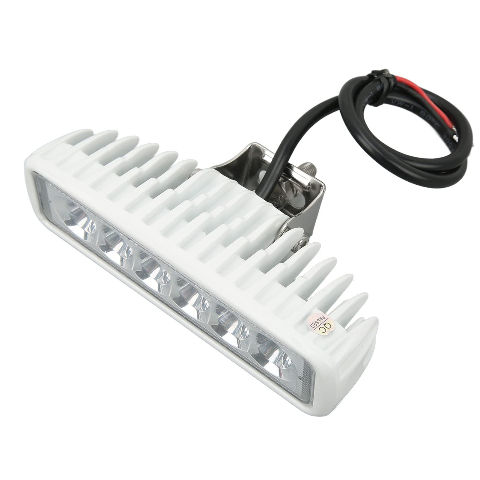 Faro da Lavoro a LED per Barche, da 12V a 24VDC Faro da Lavoro a LED per Barche IP67 Impermeabile Luce Brillante Antiurto per Auto Yacht Illuminazione Esterna (Luce bianca)