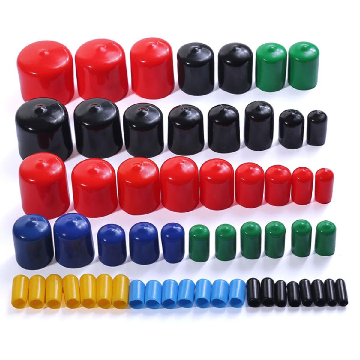 Bouchons Ronds En Silicone Noir – Protection Pour Tubes Et Embouts – Diamètre 90 Mm – Résiste De -40°C à 250°C – Lot 1 Pièce