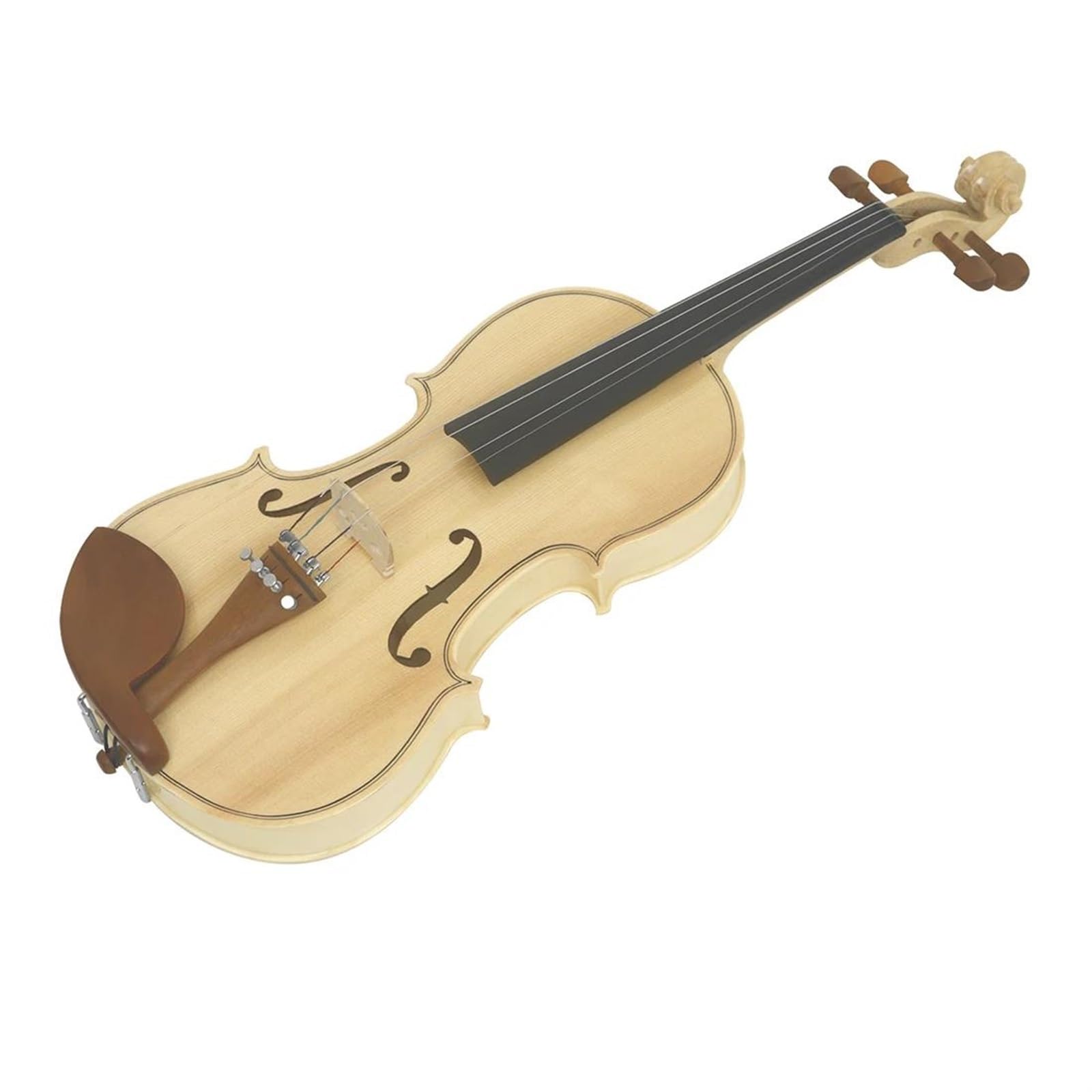 Violino Set 4/4 Violino per principianti Pannello in abete rosso Strumento a corde di violino in acero Violino con custodia Corde per arco Accessori per il resto della spalla