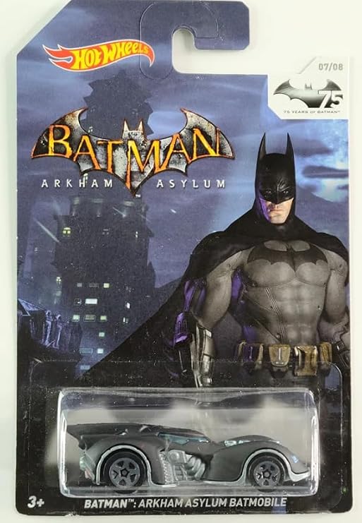 Hot Wheels Batman Themed Random 5 Pack Lot of Assorted Diecast Toy Vehicles [No Duplicates!]