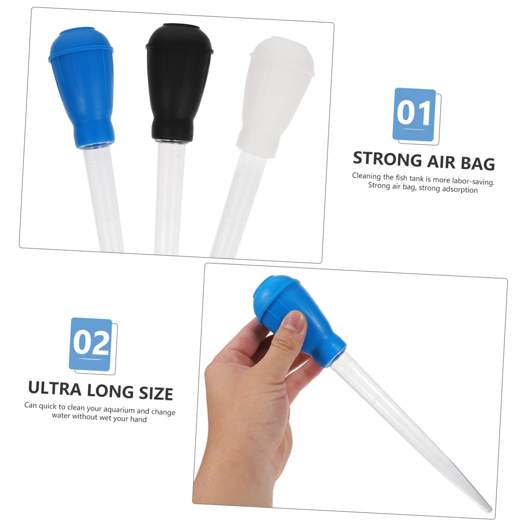 Levemolo Aquarium Cleaning Kit Fish Tank Gravel Water Changer Tool Set for Easy Maintenance