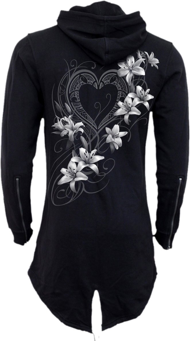 Spiral Pure of Heart Donna Felpa Jogging Nero 100% Cotone Regular