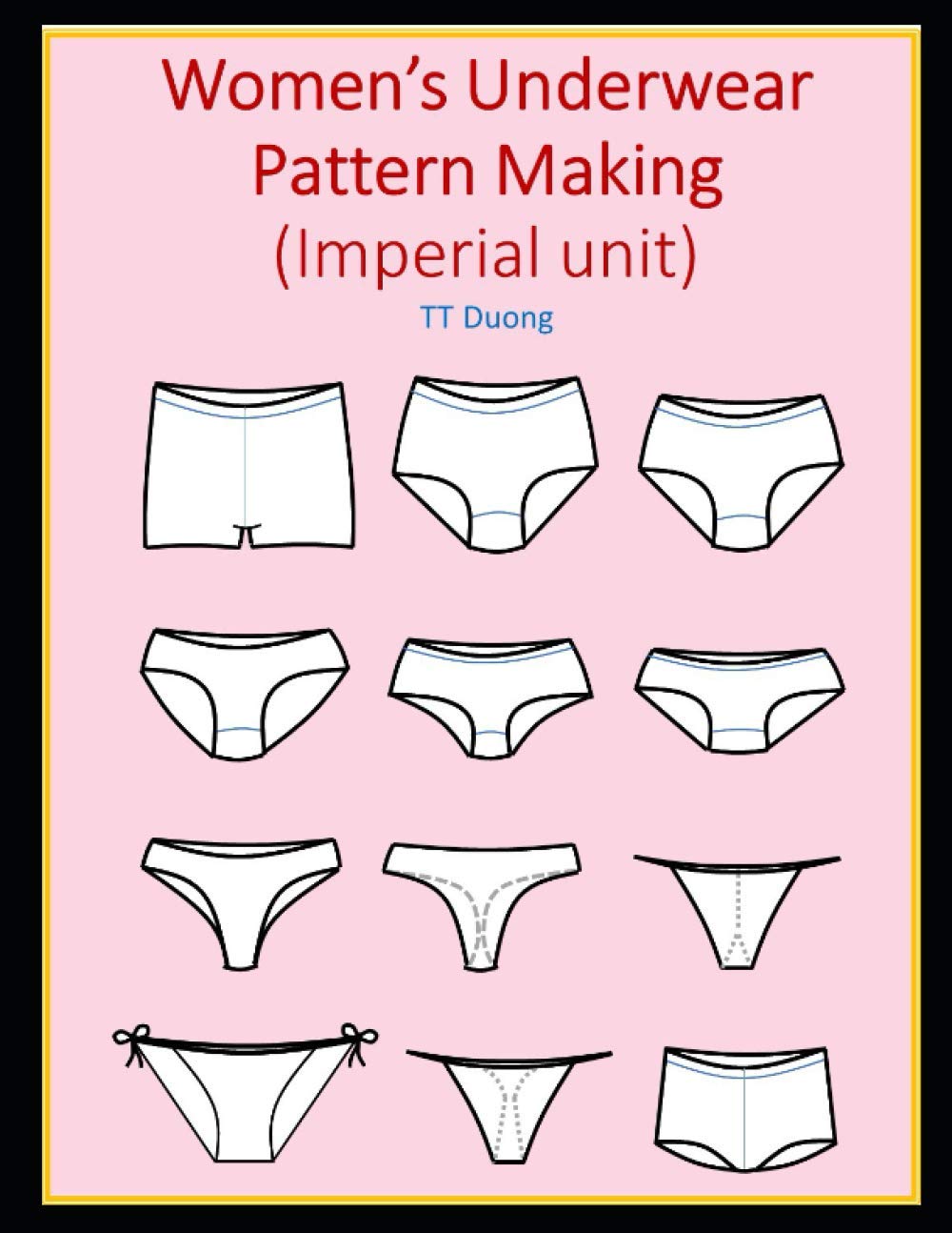 Women’s Underwear Pattern Making (Imperial unit)