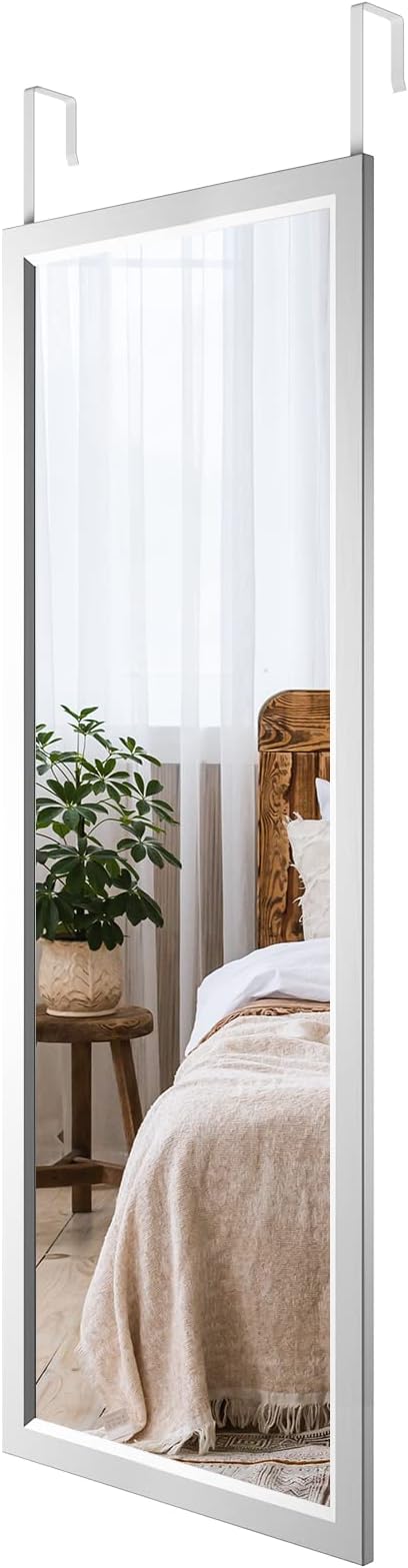 Dripex Over Door Mirror Full Length, 110 x 45cm Wall Mounted Mirror