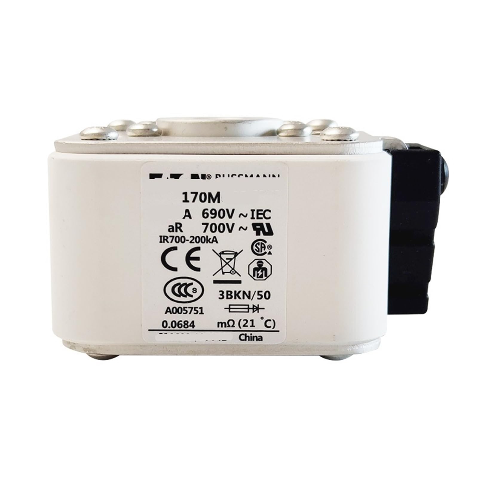 Fusible carré type 170M6461 pour convertisseurs de puissance triphasés - 5