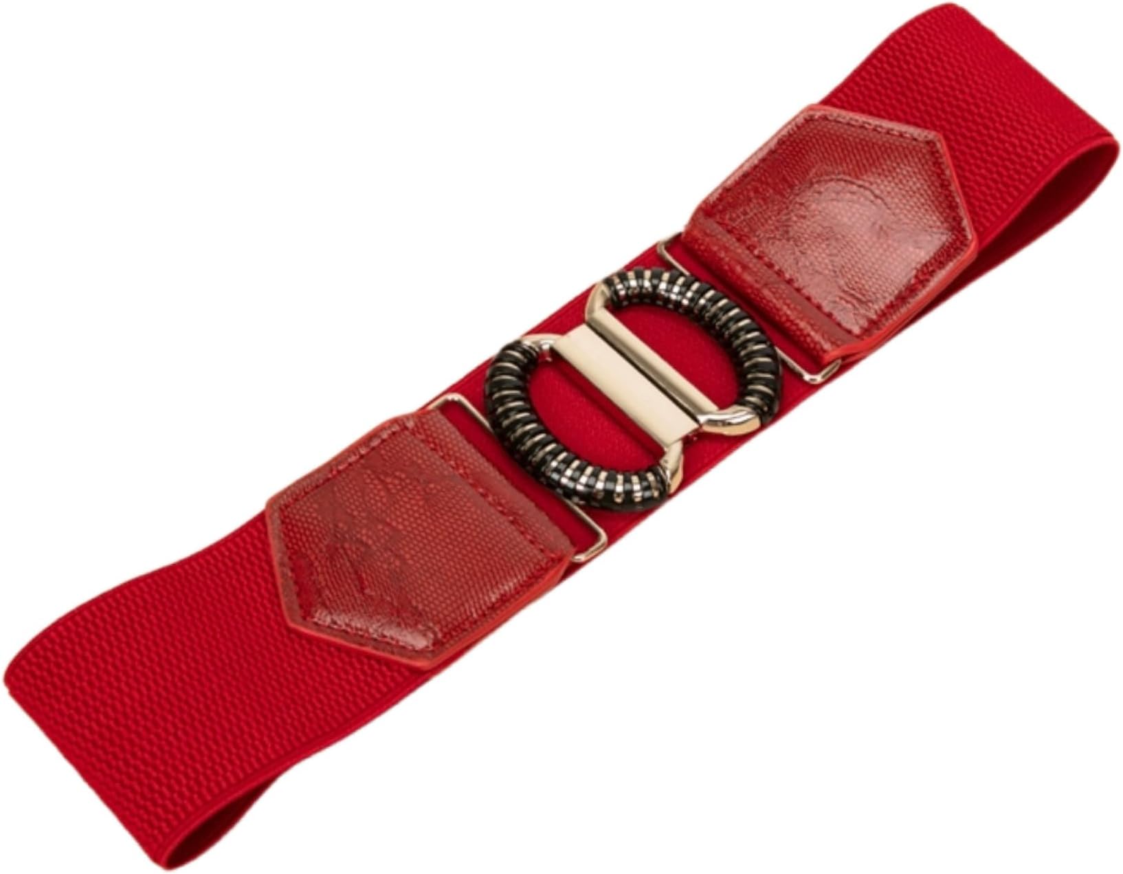 TAKTOPWomen Decorative Wide Fit Dress Belt Slim Waist Elastic Waist Belt
