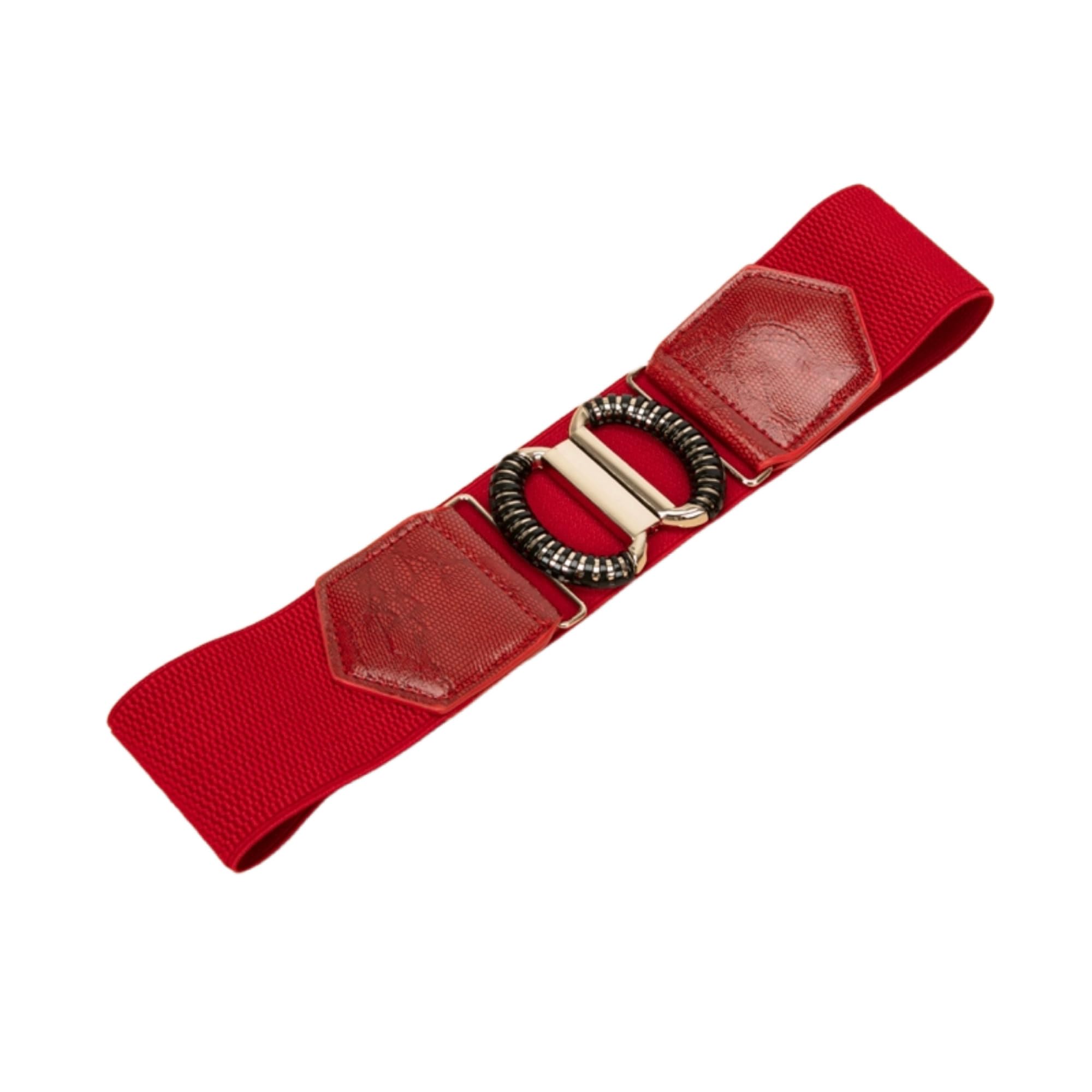 TAKTOPWomen Decorative Wide Fit Dress Belt Slim Waist Elastic Waist Belt