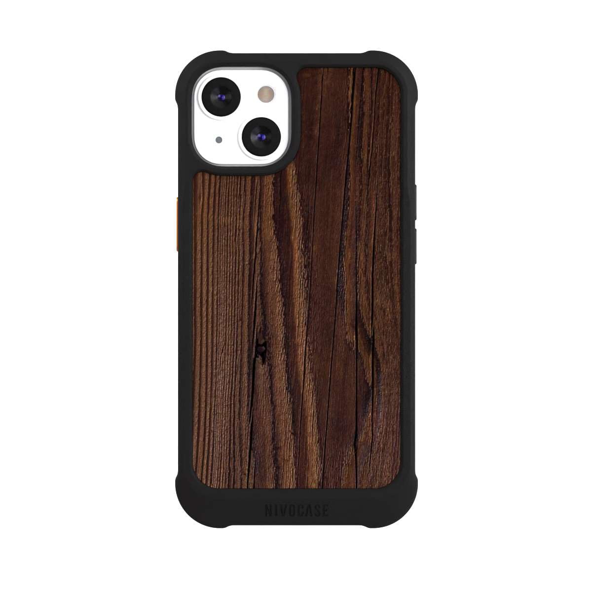 Custodia per Apple iPhone 13 Aspetto legno Legno Noce tree