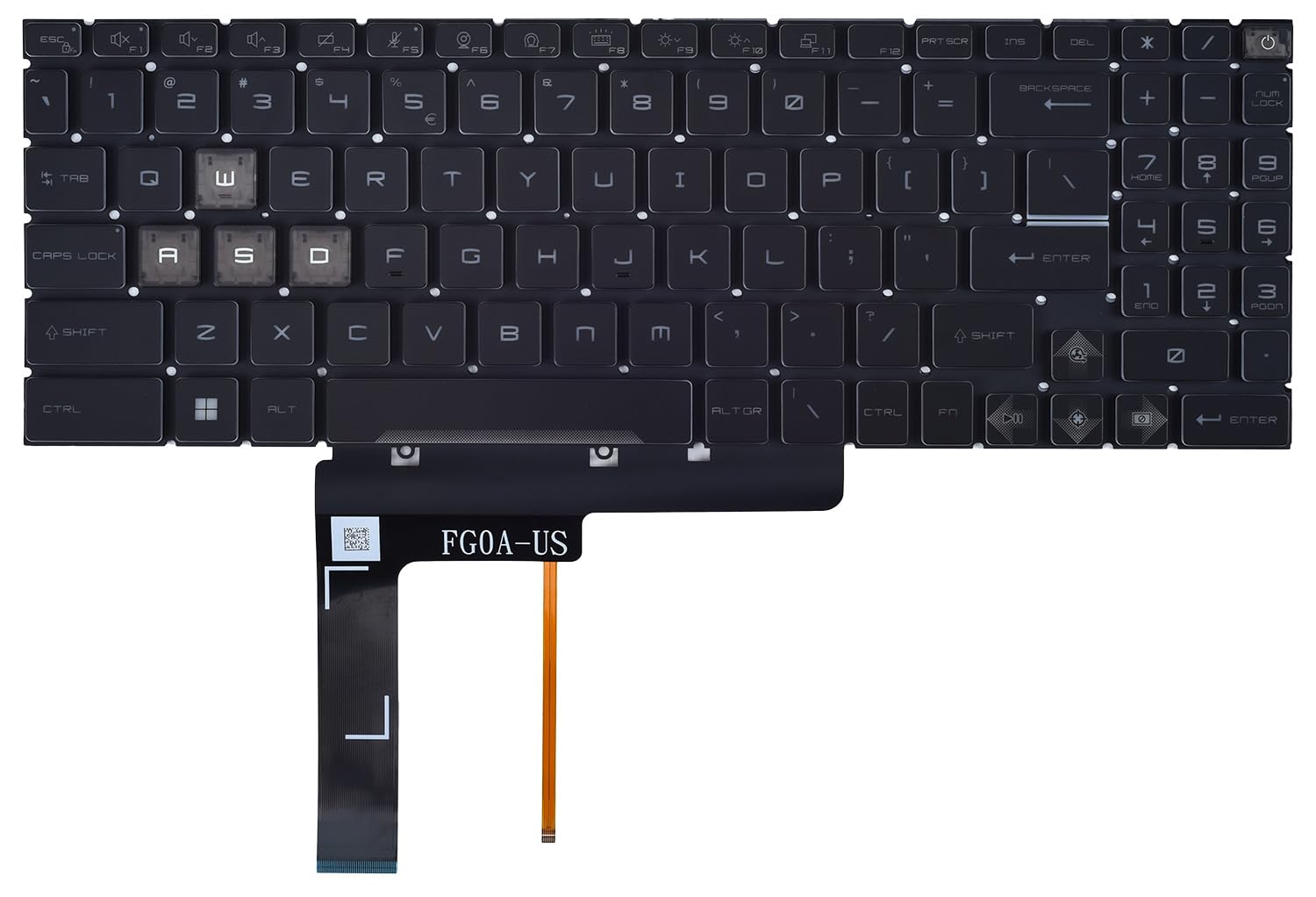 Clavier Topcase Pour MSI MS-16GB - Occasion Bon état