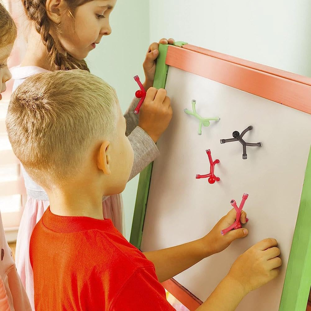 Magnesy na lodówkę, magnetyczne zabawki ludzi, magnesy na lodówkę dla dorosłych, fajne magnetyczne magnesy na lodówkę, kolorowe humanoidalne zabawki magnetyczne dla chłopców dziewcząt prezenty,