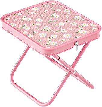Folding Camping Chair, Portable Outdoor Stool - Folding Chair for Hiking Fishing Picnic Balcony Patio Garden Pool