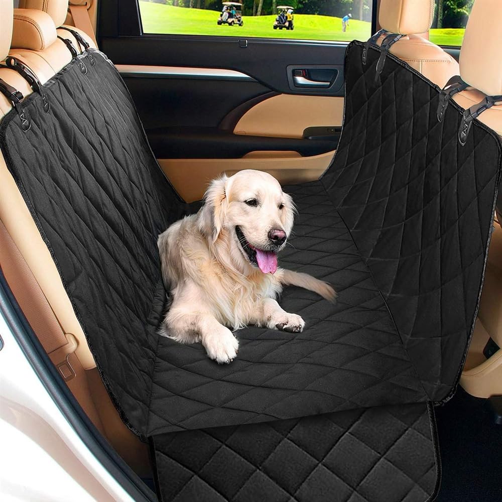 Funda Asiento Coche Perro Funda para asiento de coche para perros, hamaca para mascotas, accesorios para coche para perros, almohadilla para tapa de maletero, Protector trasero para coche Funda Coche