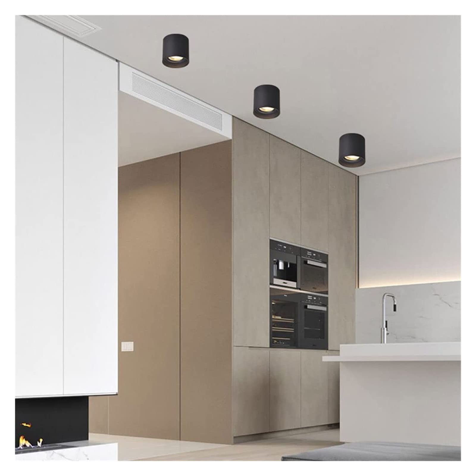 Amazon.com: 2 Packs LED Spotlight Cylinder Ceiling Downlight