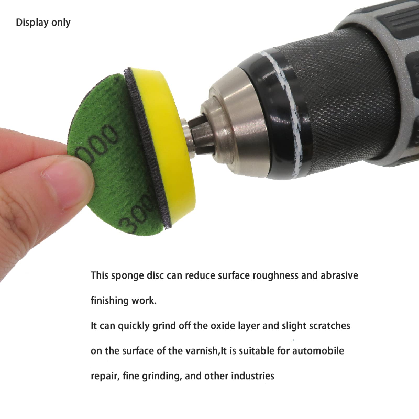 ZHLWei Disques Abrasifs 3 Pouces 75mm, Crochet Et Boucle, Tampon De