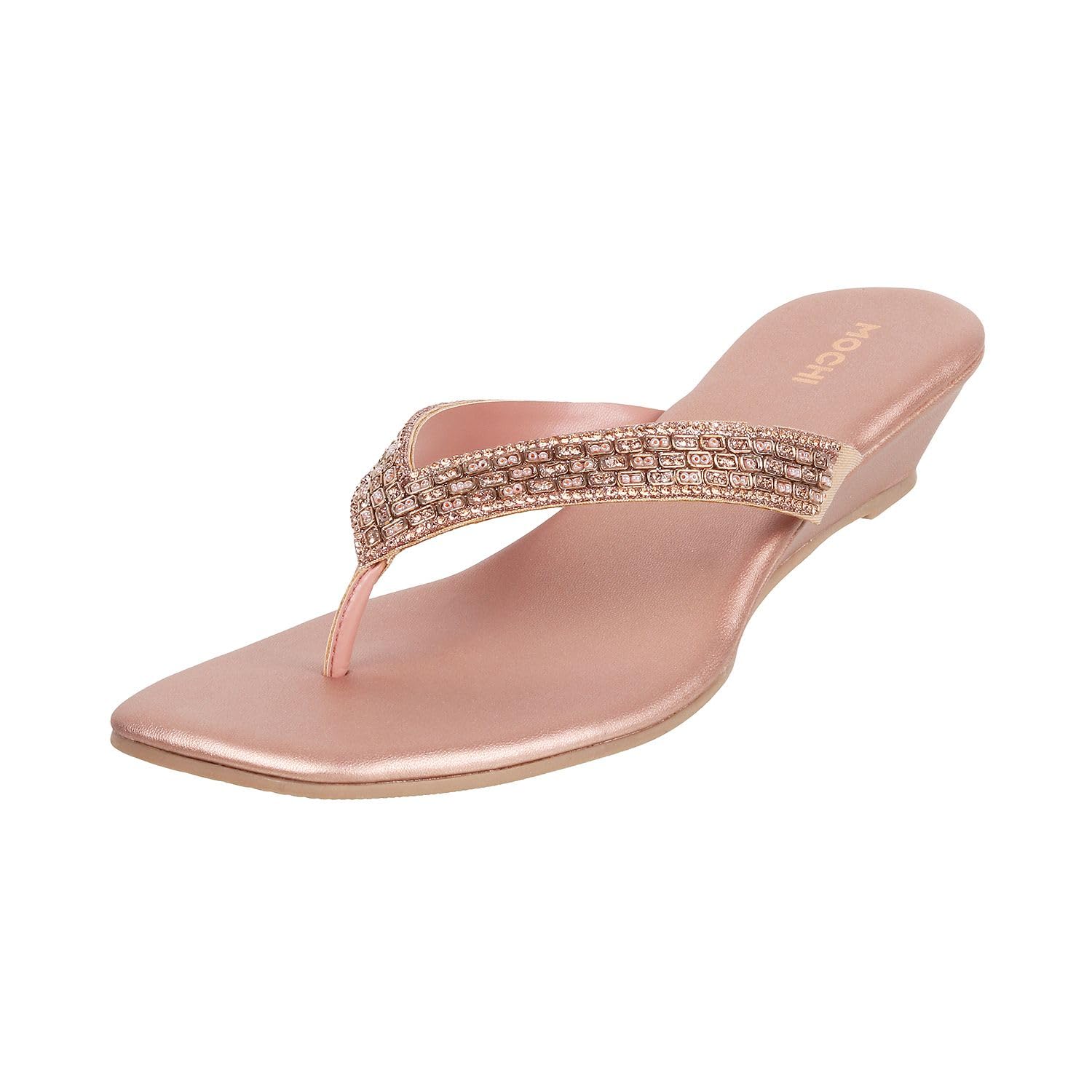 Mochi Women Rose Gold Ethinc Slip-on UK/4 EU/37 (35-4992) (B0BQ3VB733) Amazon Price History, Amazon Price Tracker