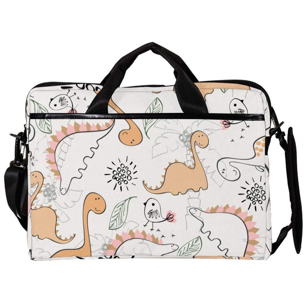 Funda bandolera para portátil 15.4" acolchada e impermeable Dinosaurs 6