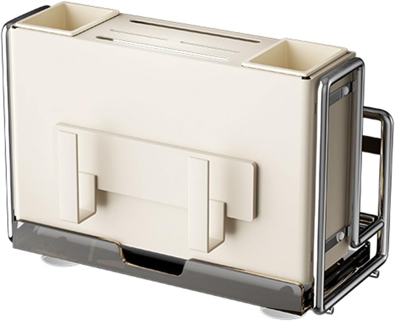 Modern Elegant Kitchens Supplies Storage Holder Accessory for Utensils Multilayer Wall Mounted Rack with Safe Designs