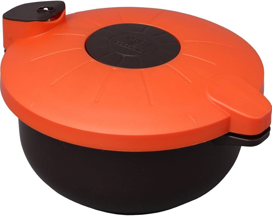 Amazon｜アイリスオーヤマ 圧力鍋 電子レンジ 2.3L ブラウン マイヤー