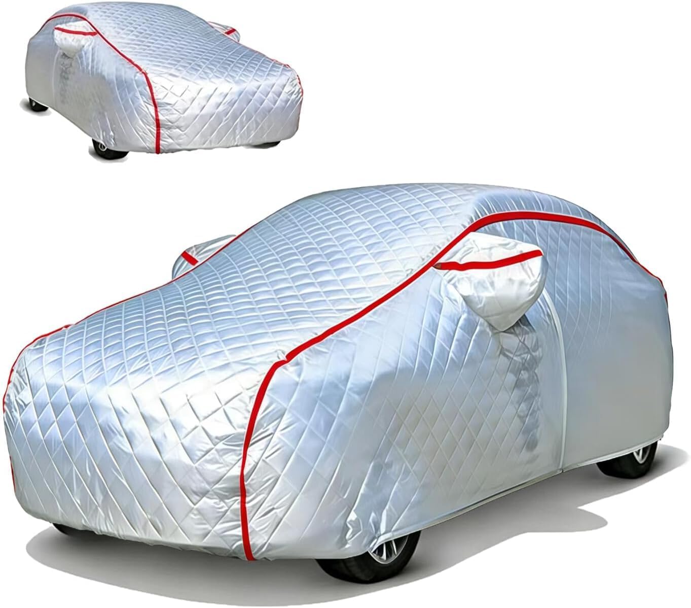 雹対策 カーカバー 適用 レクサス LS430 2000-2006 フルボディ カーカバー、5層の厚カーカバーみのある耐雹性、を強化するとともに、雹霜雨雪塵風、紫外線など、あらゆる天候から車を守ります、反射テープとサイドジッパ、弾力な防風ロープ付き 四季対応