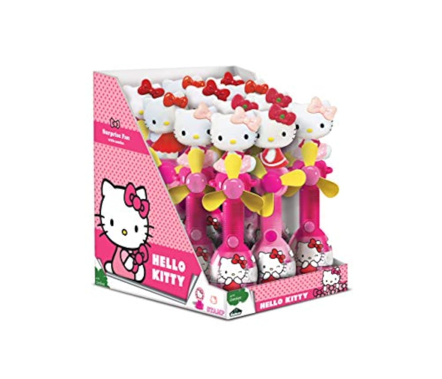 Relkon Hello Kitty Surprise Fan With Candies, 10 gm