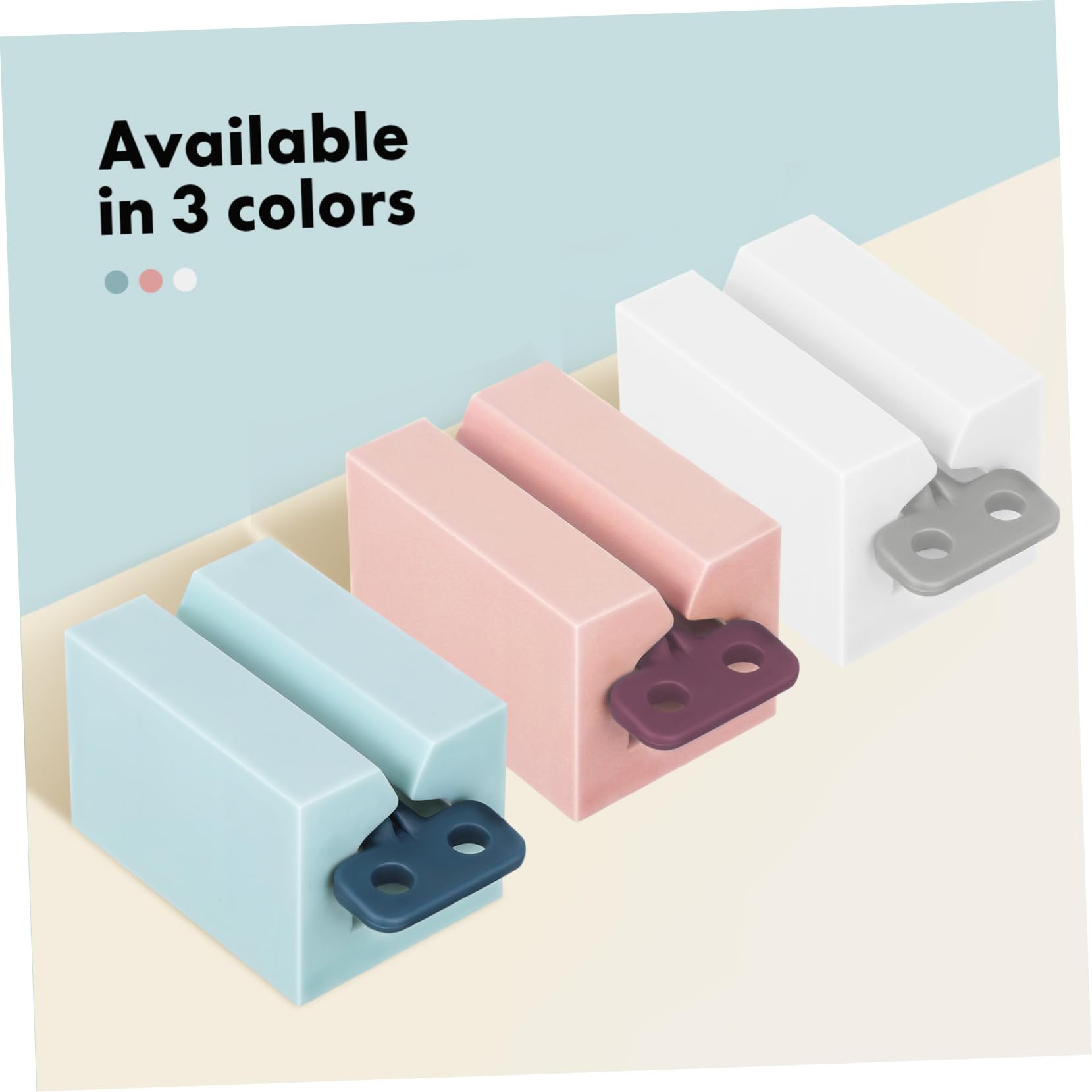 FOMIYES Rolling Toothpaste Squeezer Dispenser 6 Pcs Set Pp Plastic Save Toothpaste Creams Easy to Use