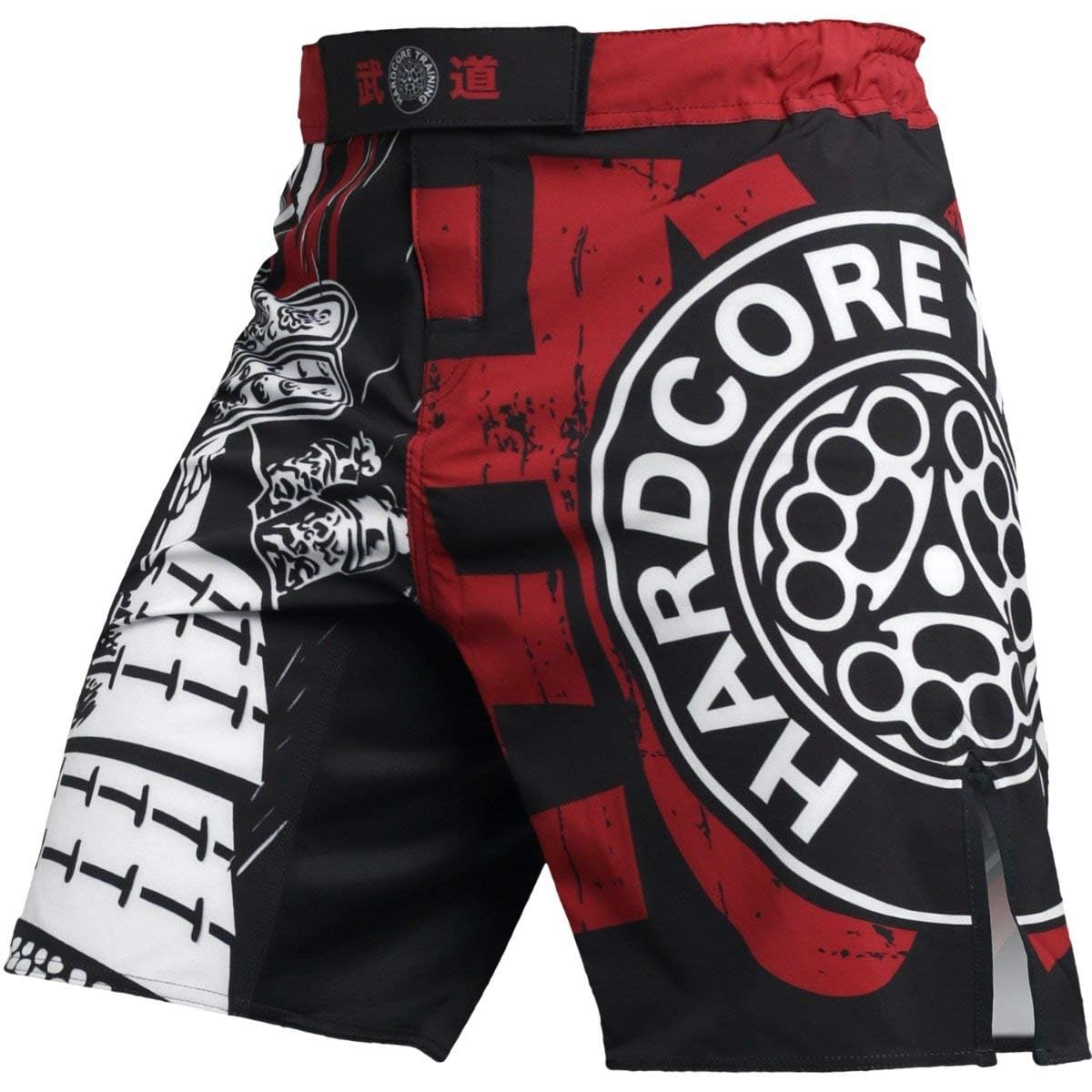 Hardcore Training Męskie spodenki bokserskie MMA Combat BJJ Grappling Fitness Muay Thai Kickboxing No Gi UK Alpha Regular