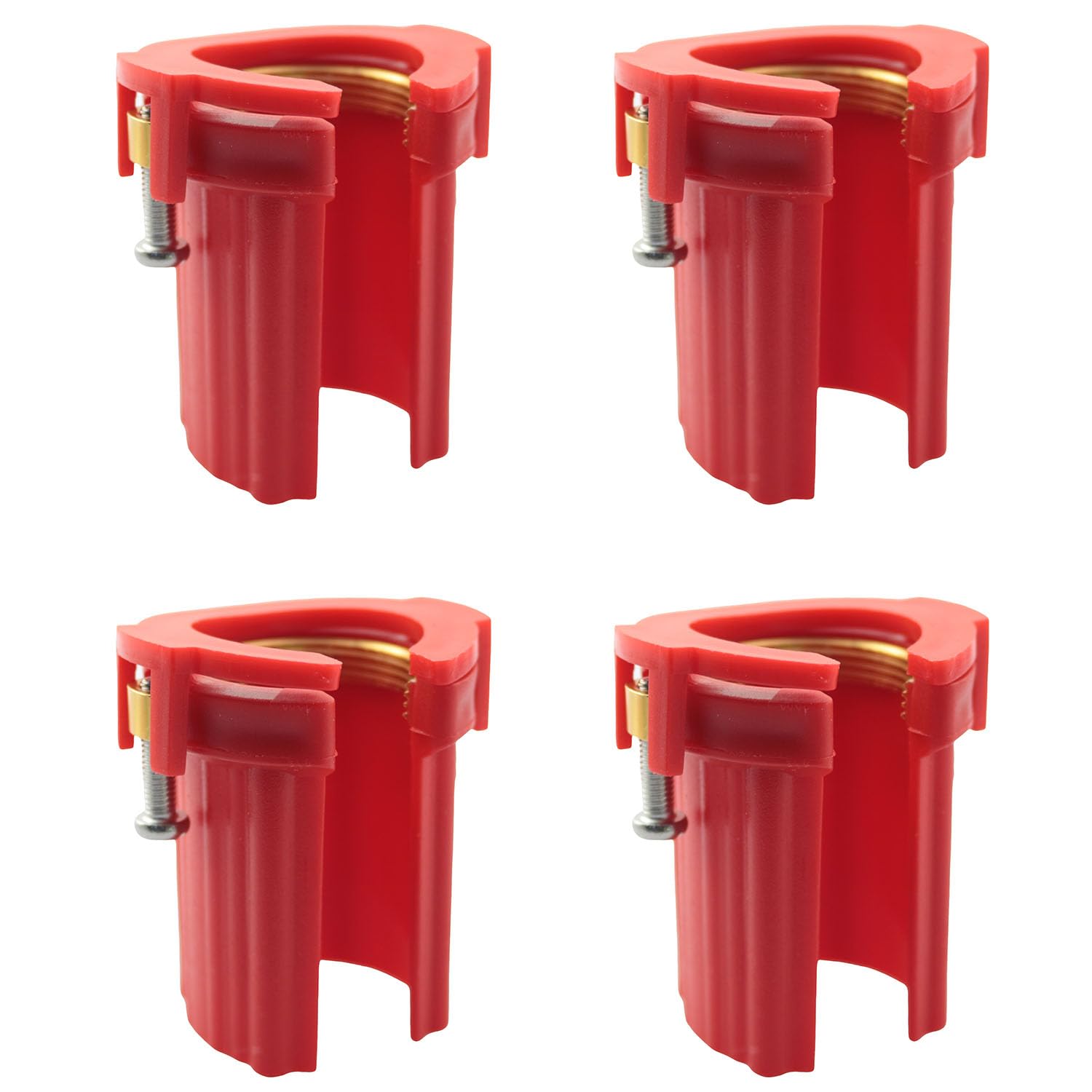 Taodan 4PCS Washbasin Faucet Fasteners Anti-loosening Nut Quick Release Faucet Fixing Hardware Accessories for Kitchen Bathroom Washbasin 32mm Male