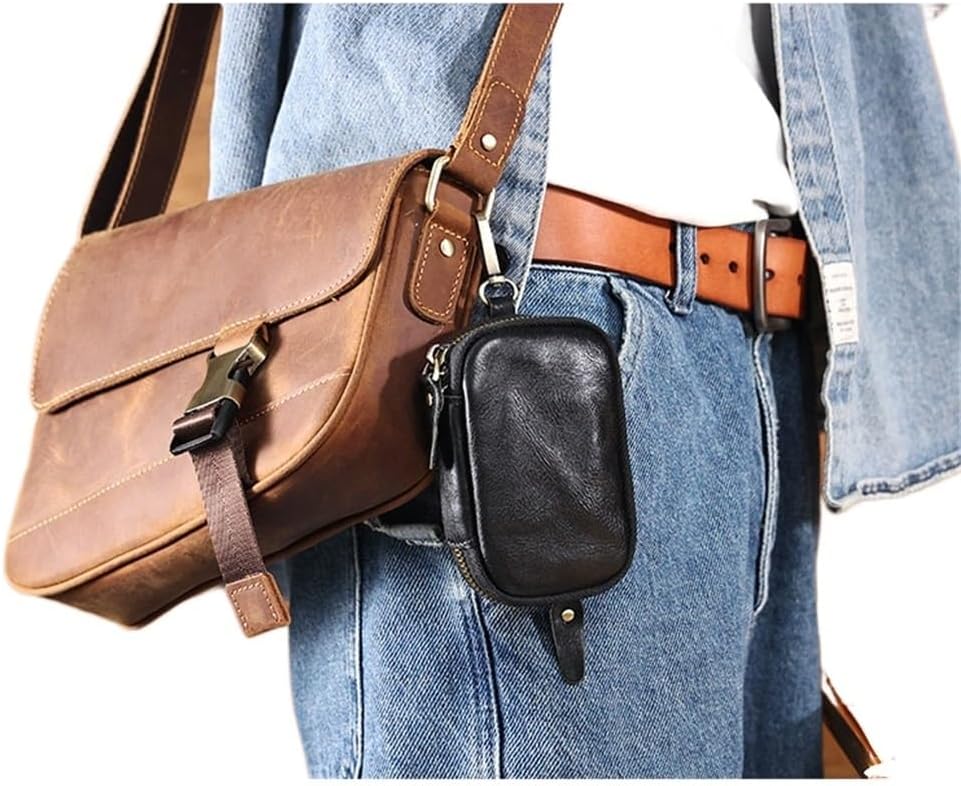 JSEIAJB Key Storage Bag Multi-function With Card Position Coin Bag Waist Hanging Bag