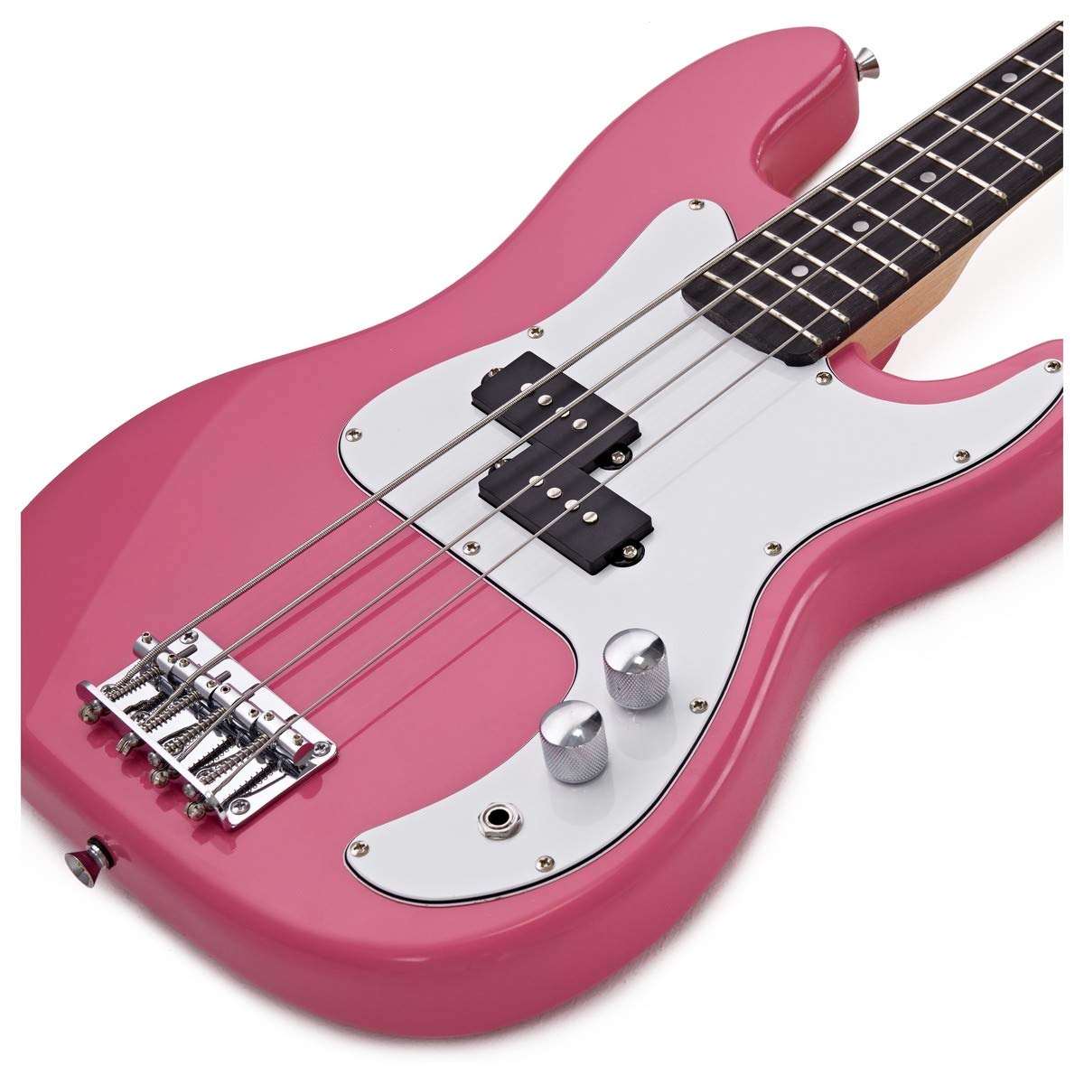 Basso LA 3/4 di Gear4music, Rosa