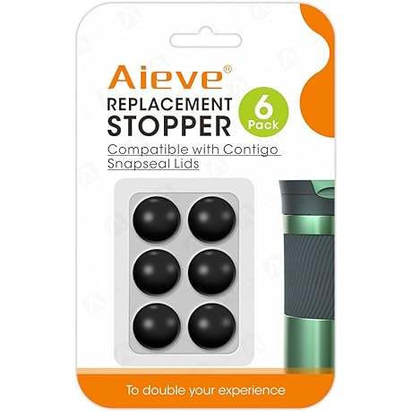 AIEVE Rubber Stopper for Contigo Snapseal Coffee Travel Mug