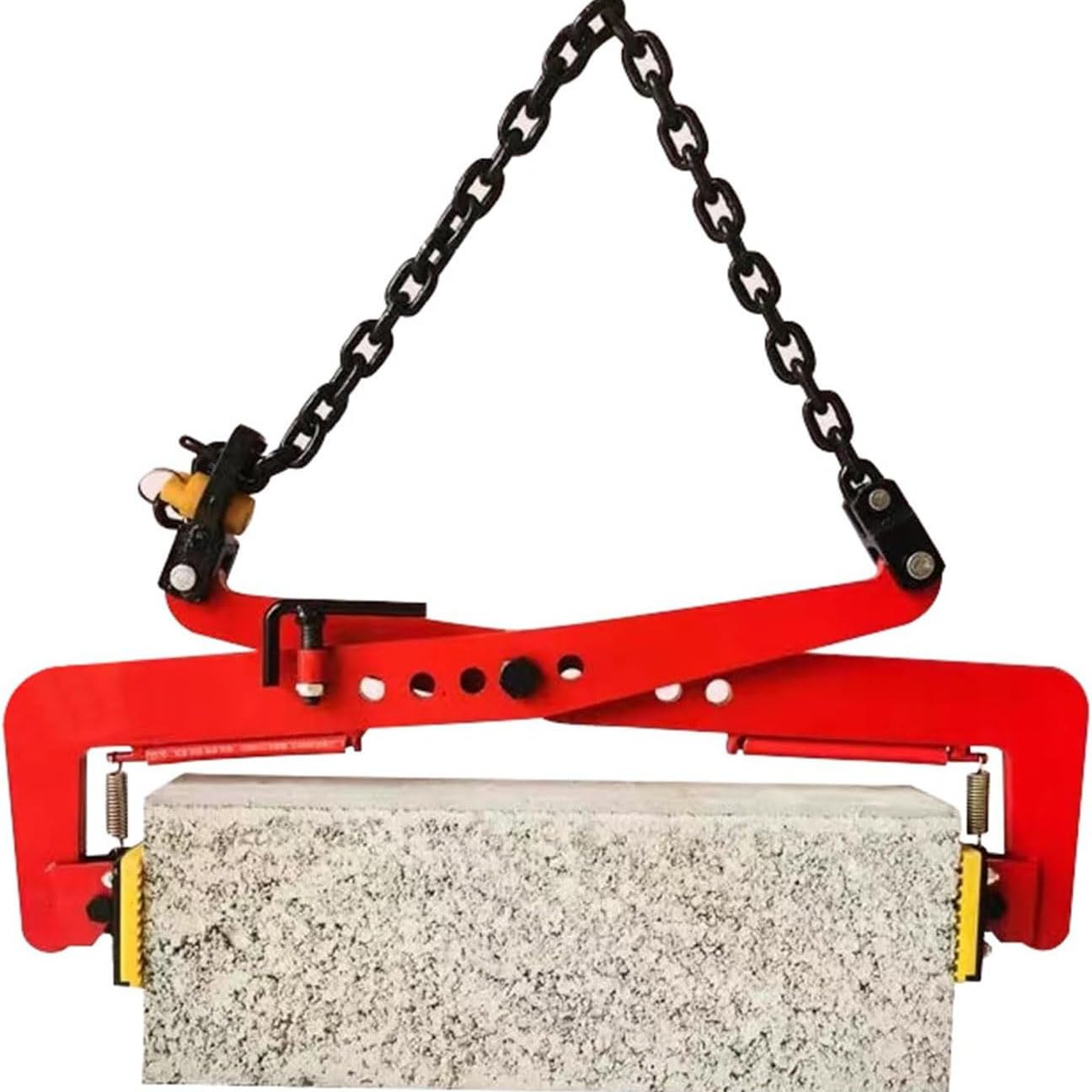Pinze per sollevamento pietre, sollevatore per lastre con manici in gomma per pavimentazione e granito, strumento di trasporto verticale, capacità 299,4 kg