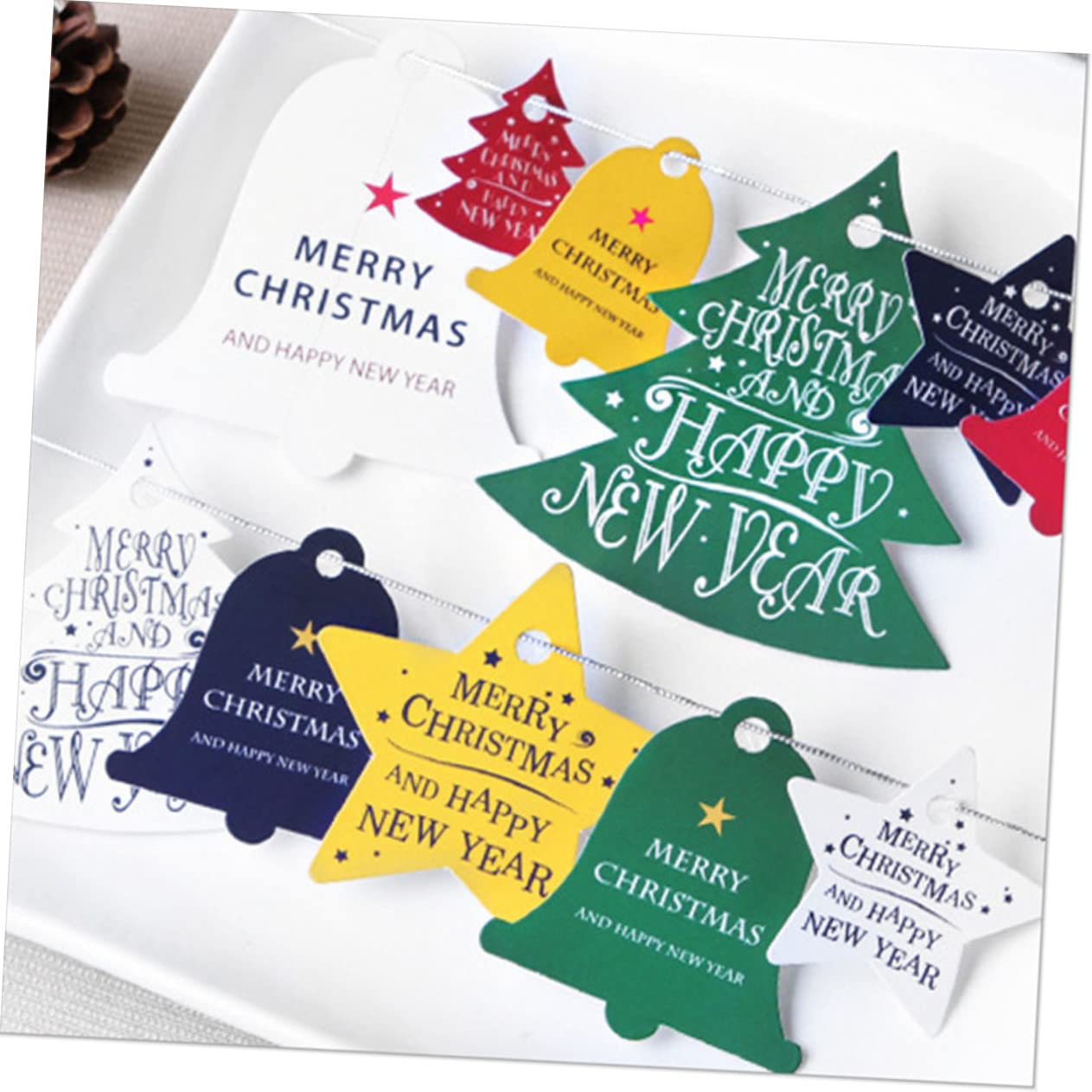 2Roll Creative Wrapping Rope Elastic Twine Silver Decorative Cord for DIY Crafts Home and Store Decoration for Packaging and Creative Projects